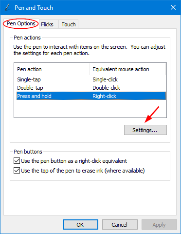 Turning off touch screen deals windows 10