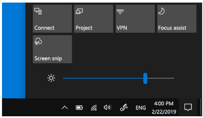 Windows 10 Brightness Adjustment